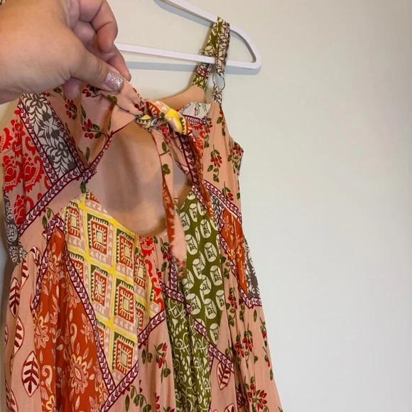 Abel the Label : Bohemian Floral Patchwork Maxi Dress - Picture 5 of 9